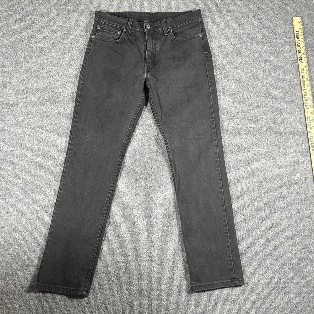 Levi's Jeans Mens Size 32 Black 511 Slim Fit Faded Denim Stretch Casual Pants